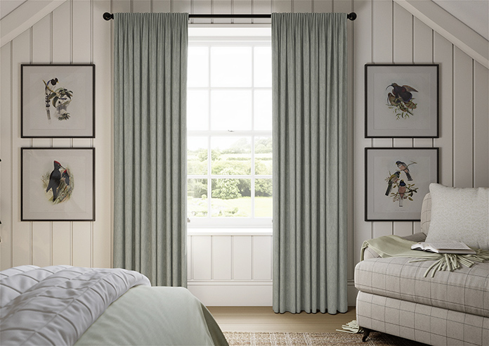 Sinclair, Dunnock Grey - Made to Measure Curtains - Image 3
